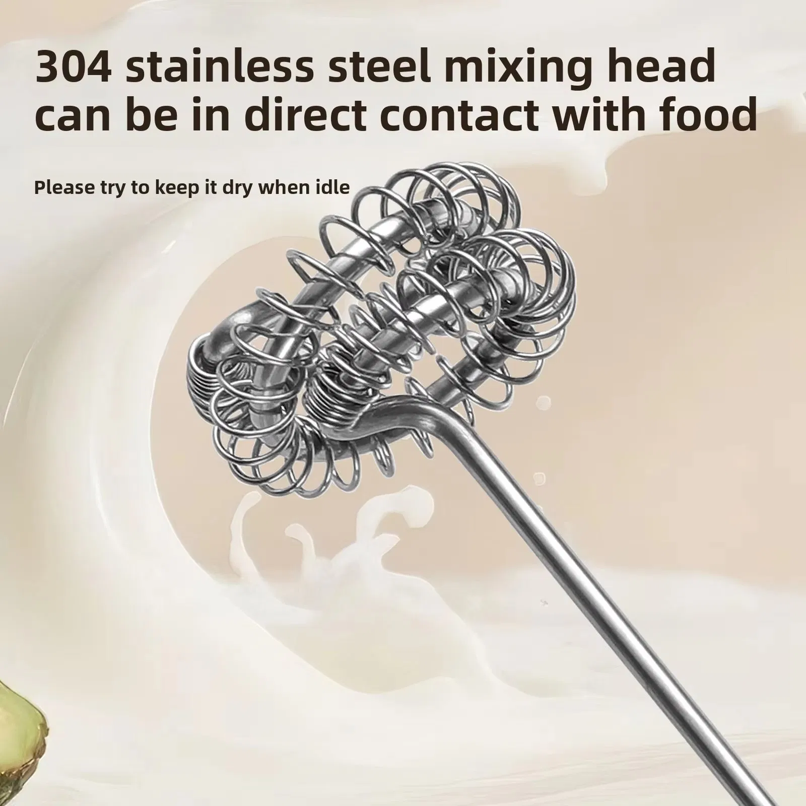 Espumador De Leche Automatic Rechargeable Foamer Blender Coffee Mixer Electric Handheld Matcha Mixer Promational Gift