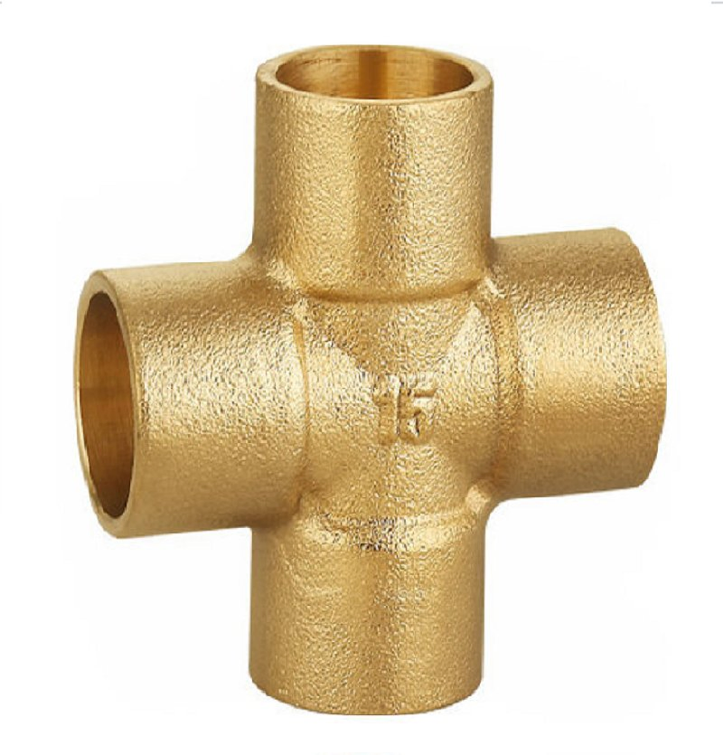 Male Brass Solder Fitting Straight Union with Metal Sealed