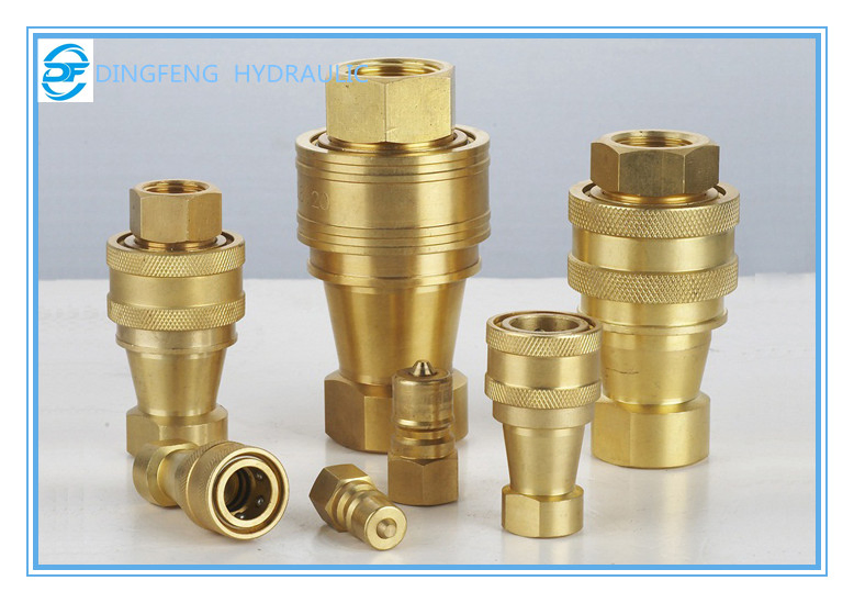 Brass Pull and Push Hydraulic Released Quick Coupling