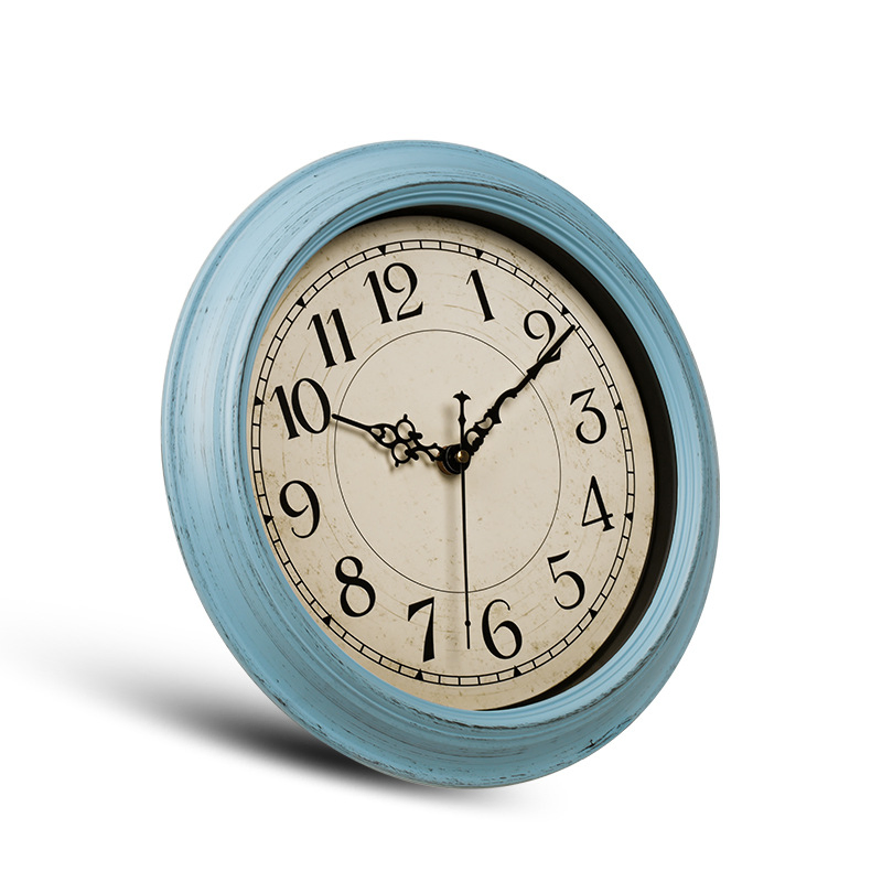 Custom Antique 12 Inch Plastic Wall Clock for Promotion Gift