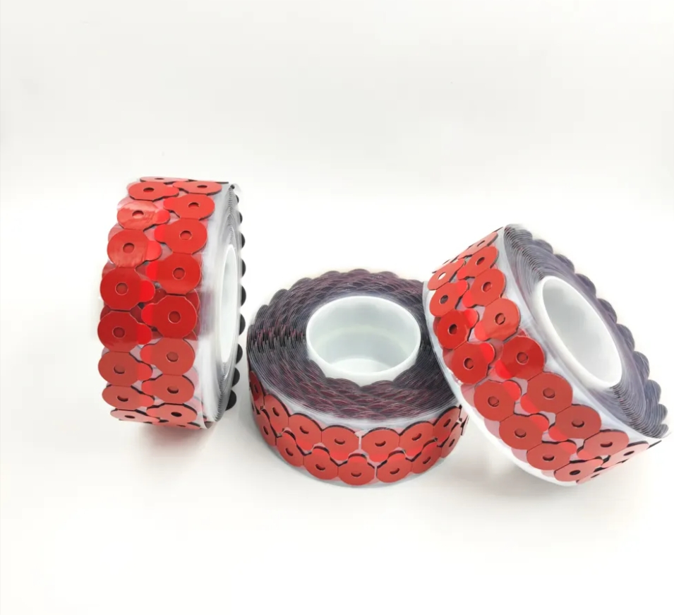 High Quality 24*30mm Blocking Pads for Super Hydrophobic Optical Lenses Red Lens Edging Pads for Lens Grinding Wholesale