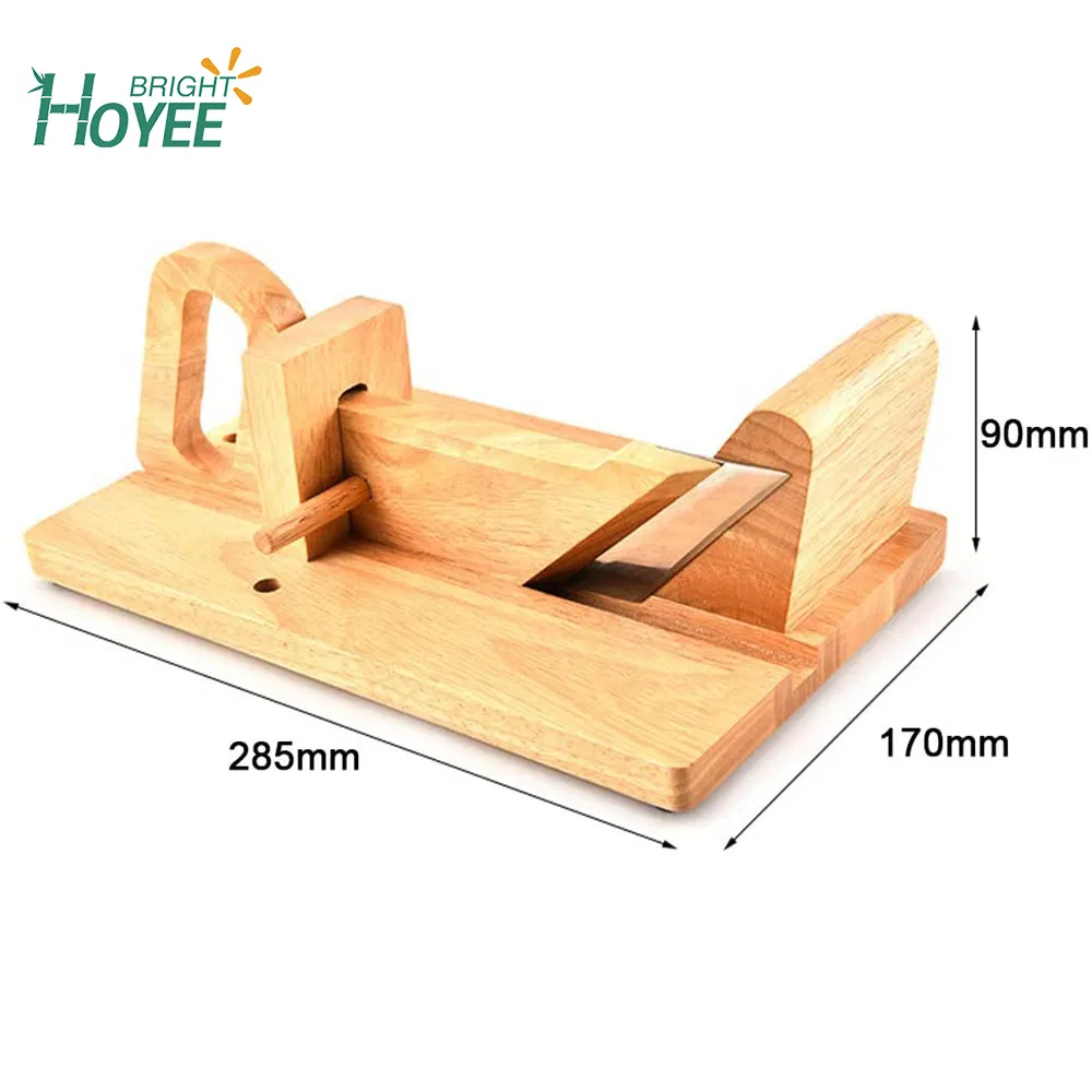 Sausage-Slicer Sausage Wooden Cut Pine Food Cutter Manual Push-Pull Ham Cut