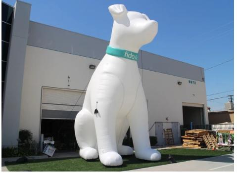 2023 New Fido Inflatable Dog Statue