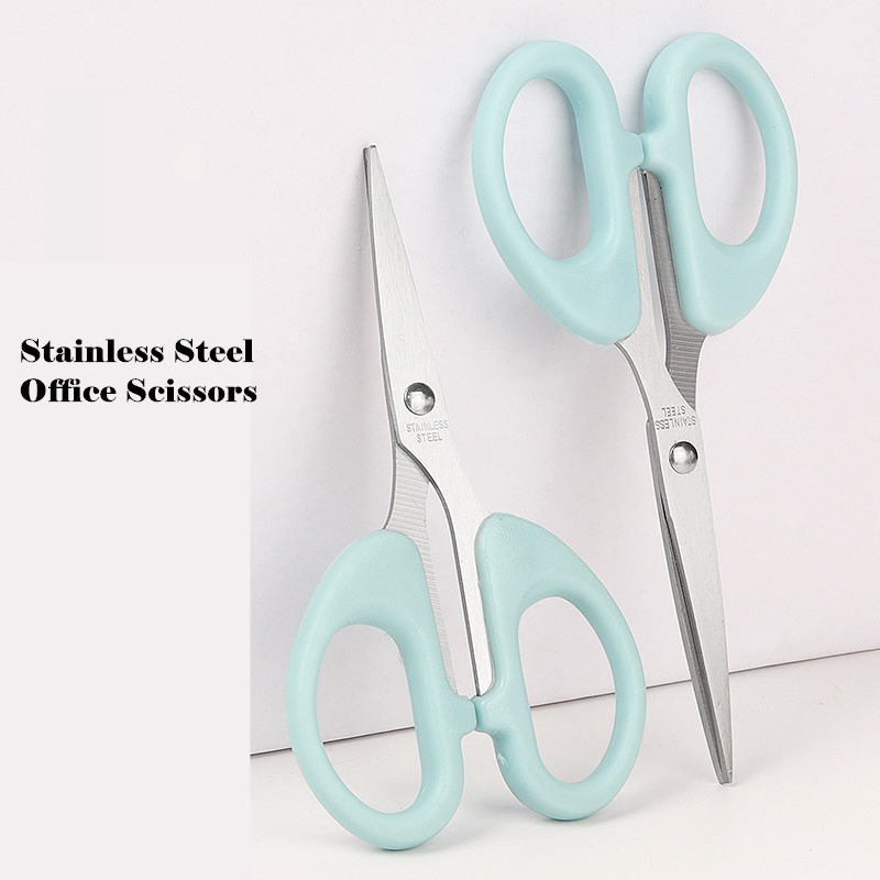 Stainless Steel Office Household Student Safety Small Paper Craft Kids Children's Scissors