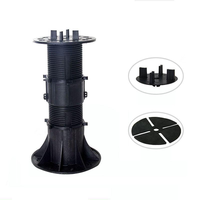 Adjustable Outdoor Decking Plastic Pedestal Outdoor Raised Floor Garden Pedestals