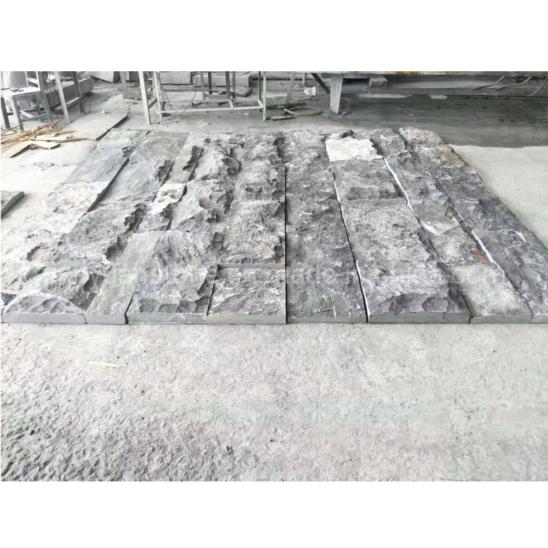 Exterior Spllit Face Bluestone Wall Stone, Blue Limestone Wall Strip Tile