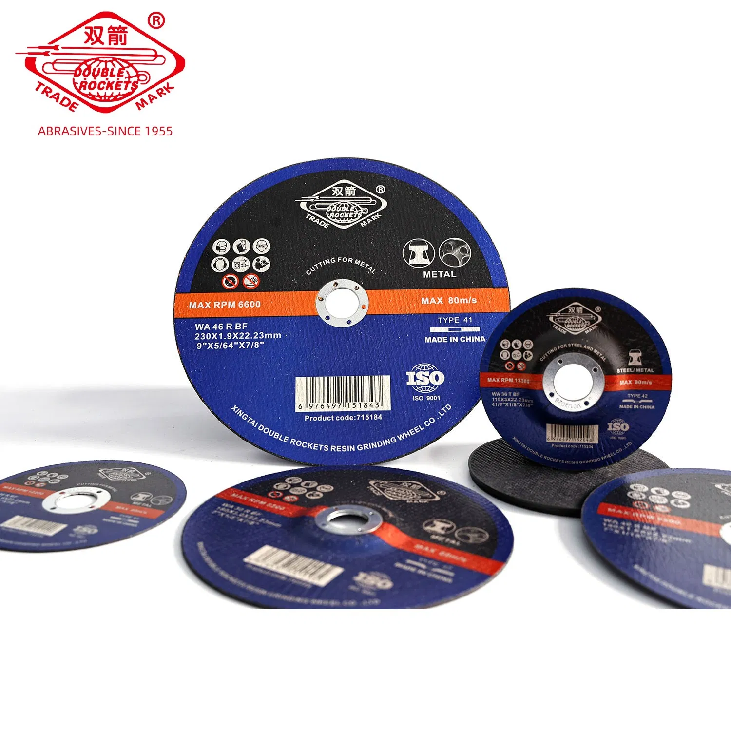 4.5" Inch High-Performance Cut off Wheel, Cutting Disc Cutting Wheel for Metal Stainless Steel Inox Iron Abrasive Grinding Wheel Factory