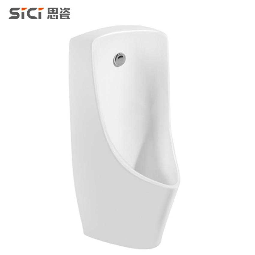 Wholesale White Color Ceramic Urinal with Concealed Smart Senor Flusher Hotel Urinal