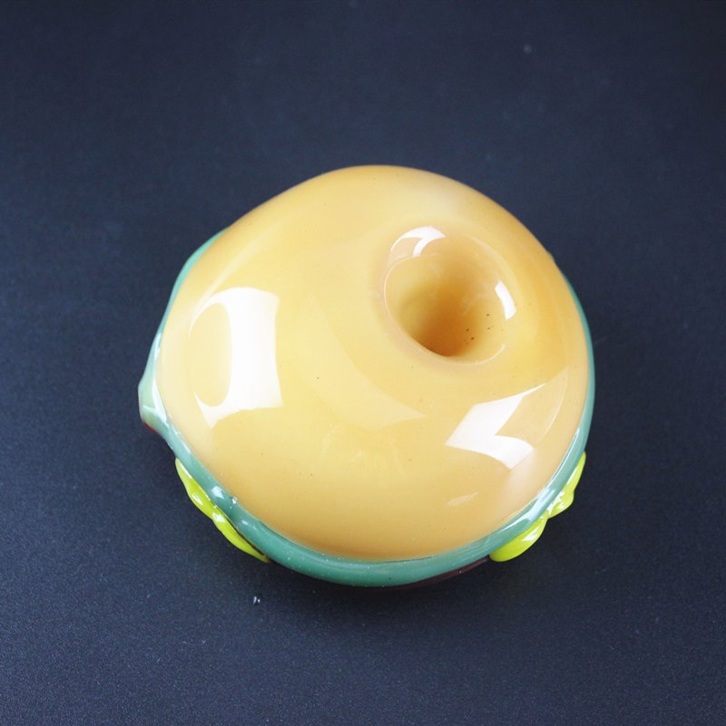 Hamburger Shape Glass Smoking Bubbler for Wholesale