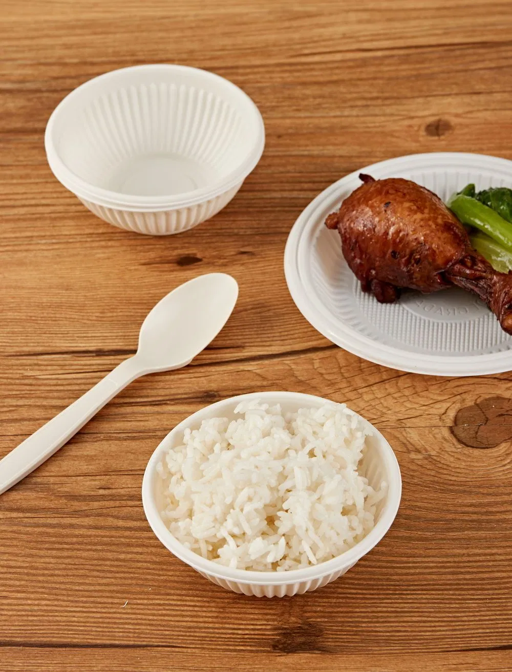Free Sample Disposable Bowls Eco Friendly Takeout Food Packaging Round Lunch Cornstarch Bowl