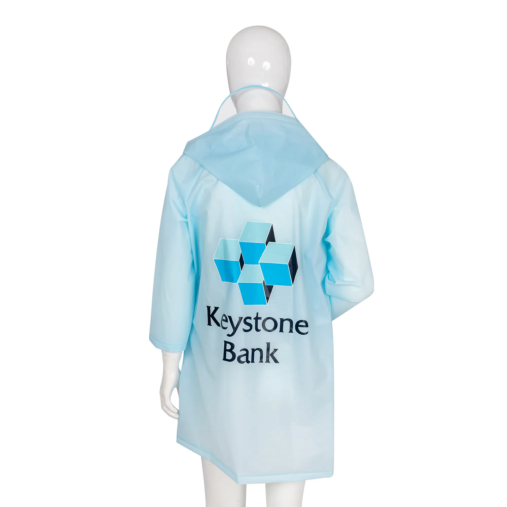 Custom Eco-Friendly Children Kid EVA Rain Poncho Printed Raincoat by Customer's Promoting Logo