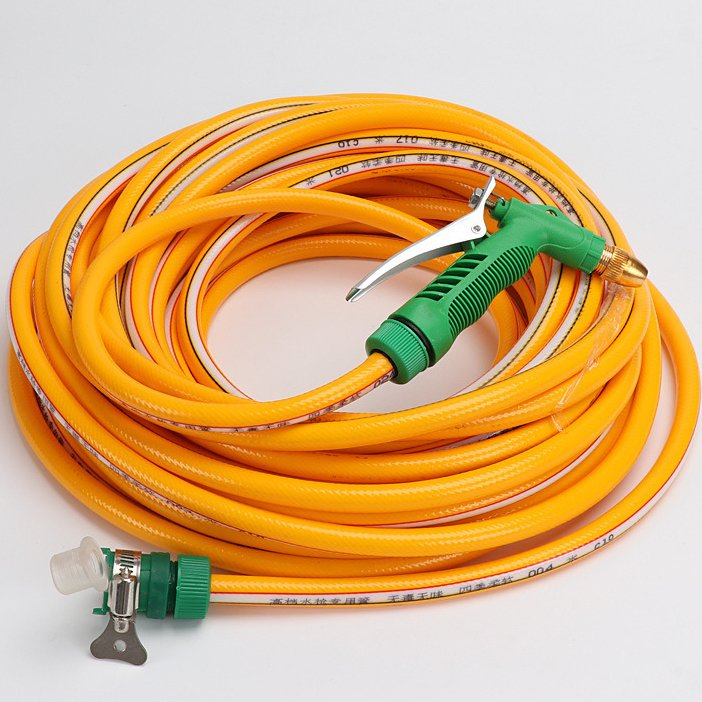 Metallic Copper Head Green Heaad Green Water Spray with Hose