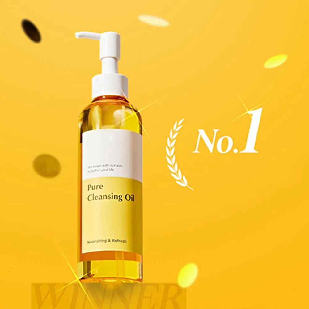 Private Label Facial Cleansing Oil Blackhead Pore Cleanser Daily Makeup Removal Argan Oil Korean Pure Cleansing Oil