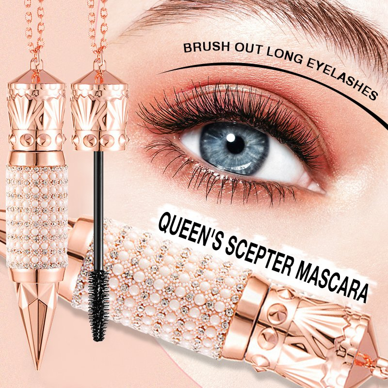 Wholesale Luxury Private Label 4D Fiber Lengthening Black Eyelash Scepter Mascara