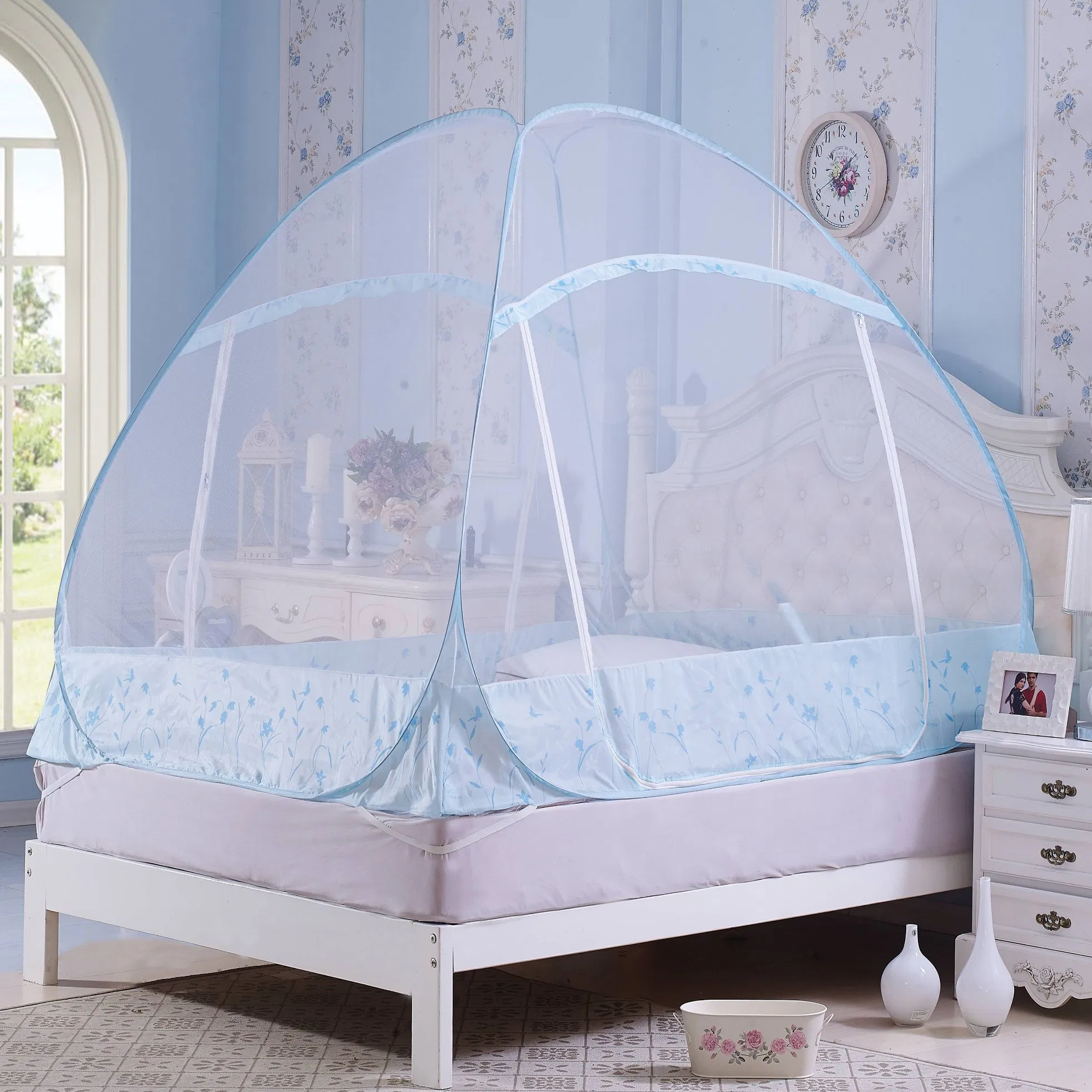 Dustproof Anti Mosquito Net Pop-up Mosquito Net Adults Kids Folding Anti Mosquito Net