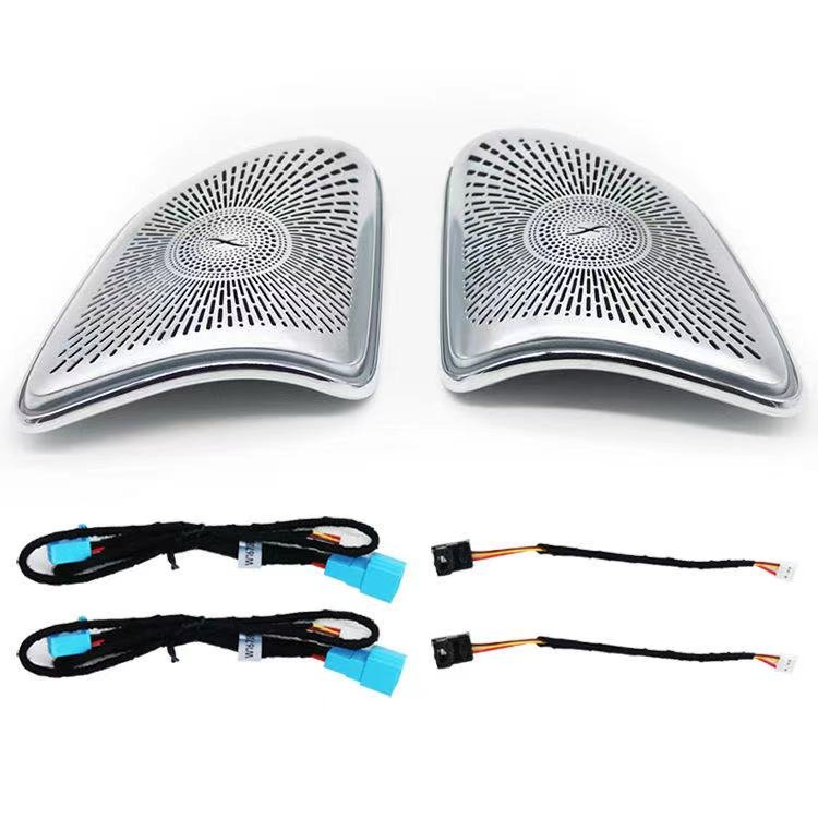 Светодиодная подсветка салона Mercedes-Benz GLE/GLS W167, RGB лента для воздуховодов и динамиков, 64 цвета