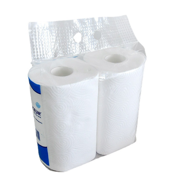 Kitchen Paper 2ply Perforated Tree Free Strong Absorbent Sustainable Bamboo Roll Towel Tissue