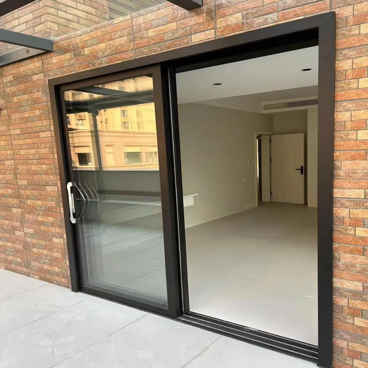 Горизонтальная алюминиевая стеклянная дверь Win-Star AS-2047