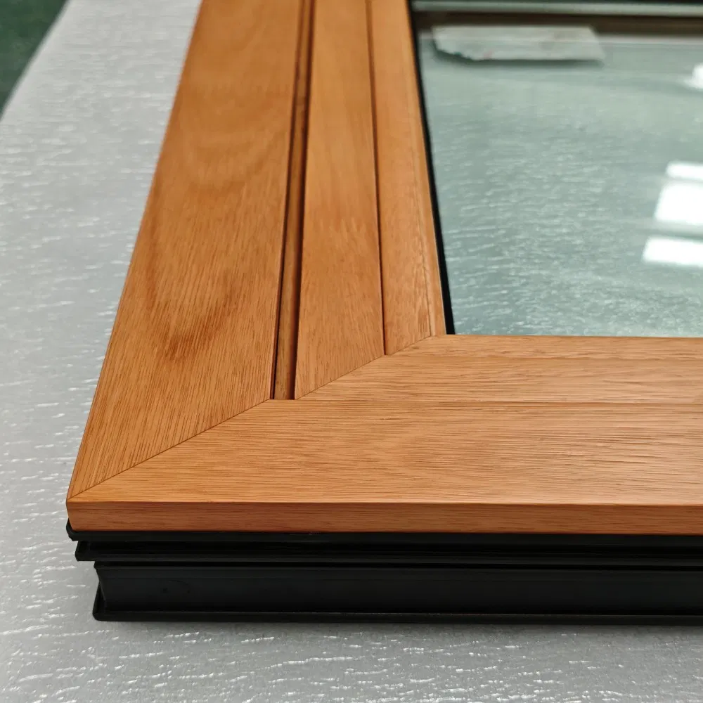 Factory Direct Supply Windows and Doors Wood Clad Auminum Casement Window