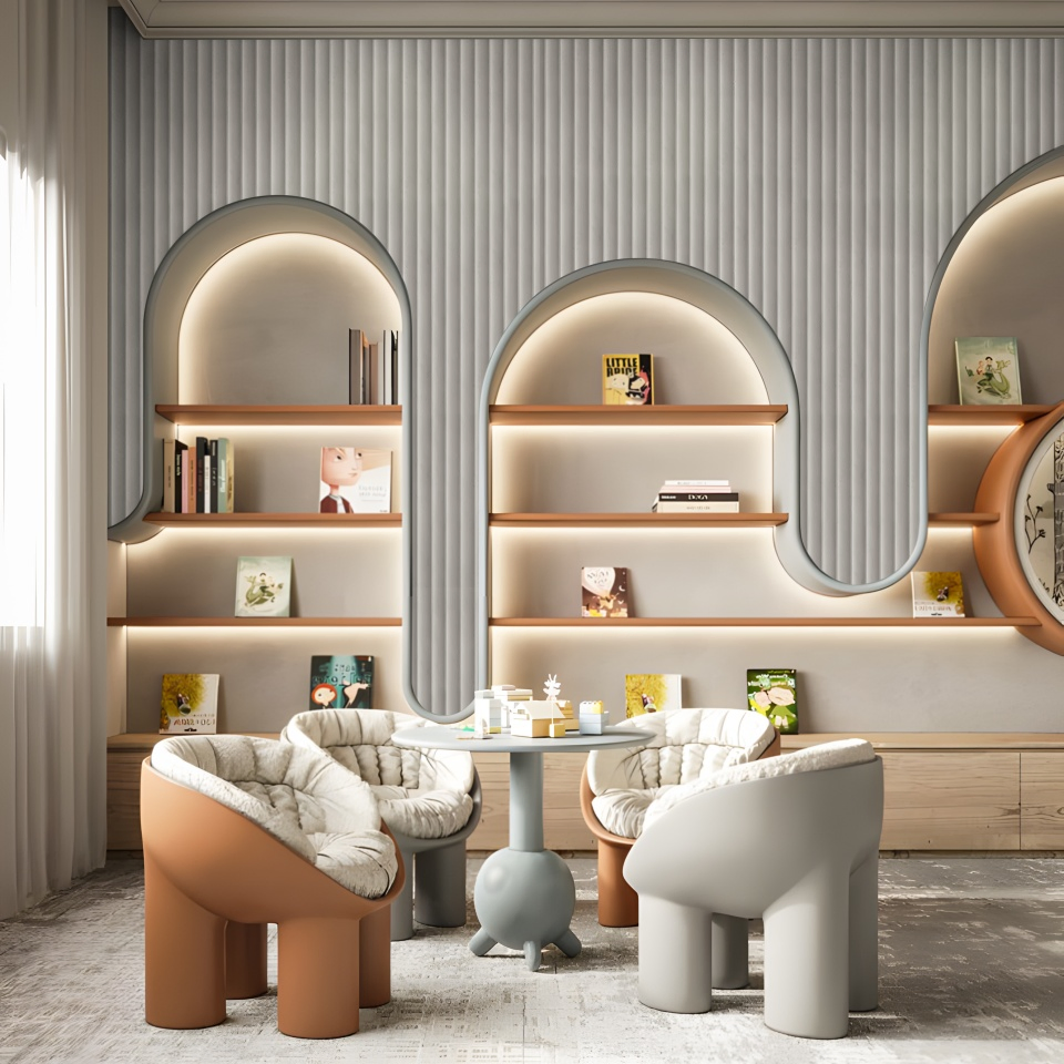 Wholesale Supply Indoor Wall Decoration Wave Stone for Shop Environment-Friendly Soft Tiles Durable Replaceable Easy Installation