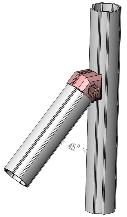 Pipe Joint/Aluminum Connector Corner Joint/Aluminum Alloy Joint