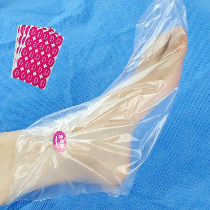 OEM PE Plastic Transparent Foot Insulating Disposable Foot Cover