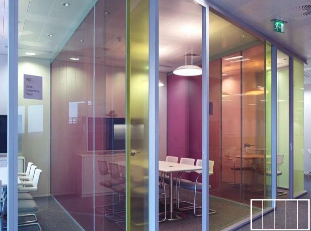Supplier of Visible Invsible Framed Office Partition Room Divider