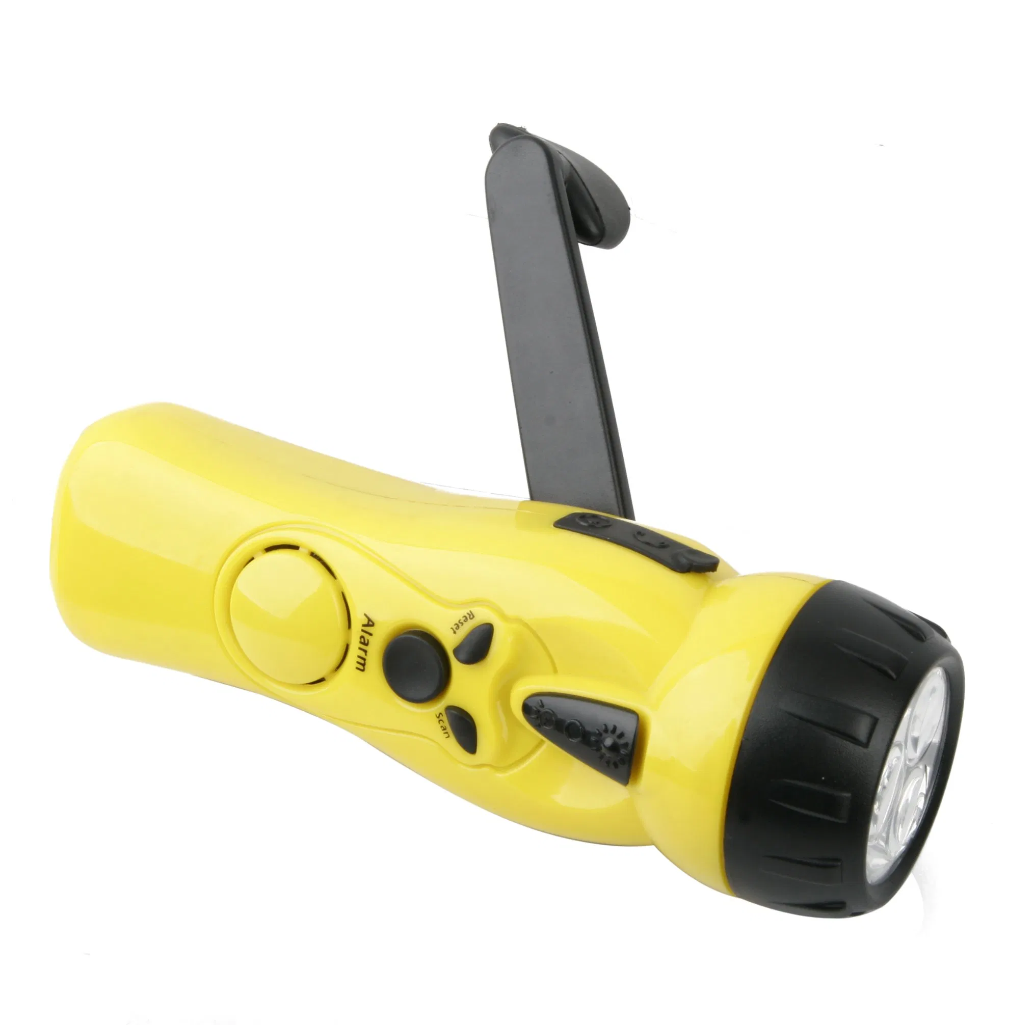 Радио FM с динамо-заводом и фонариком