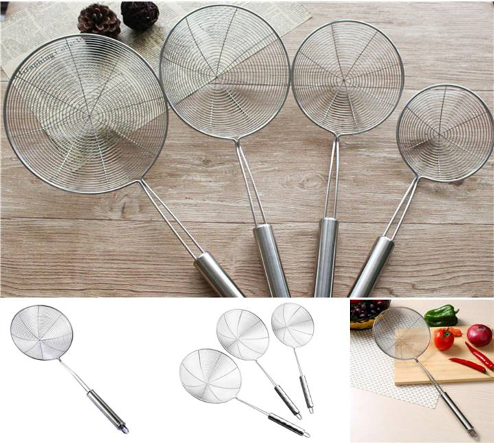 Stainless Steel Kitchen Utensils Skimmer Strainer