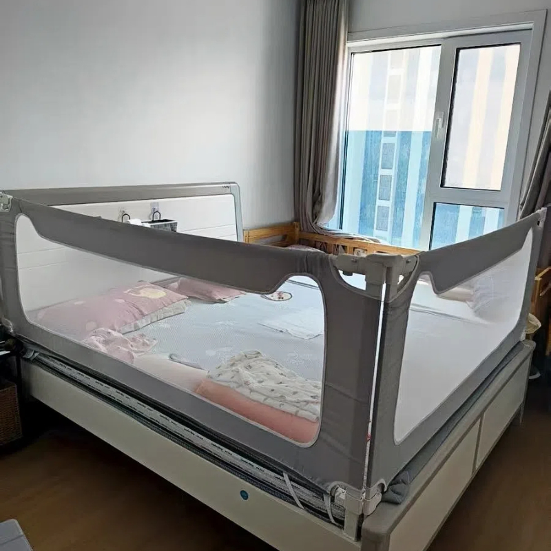 Good Quality Two-Lock Nylon Material Bed Rail for Baby Baby Safety Guard