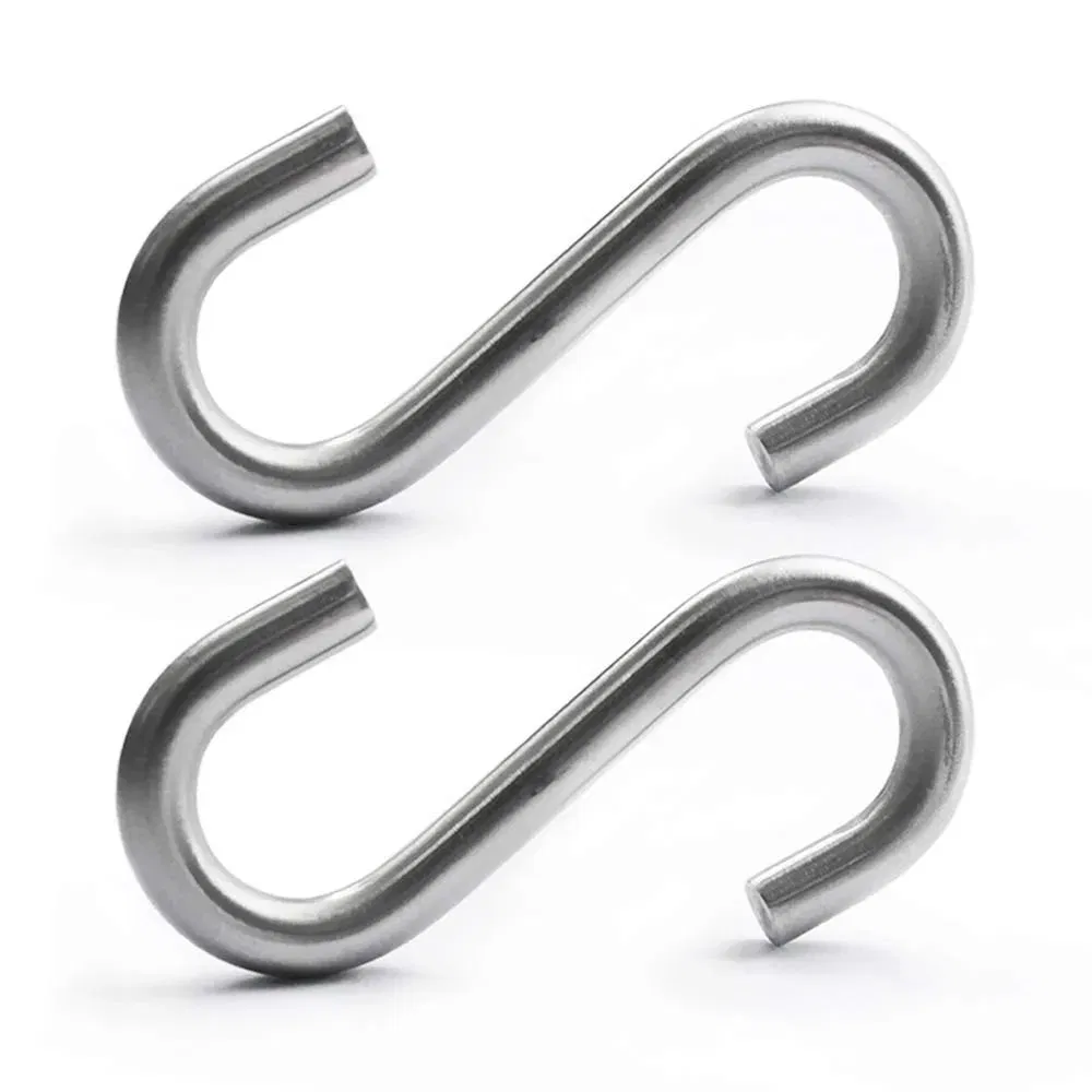 Premium 304 Stainless Steel S-Type Wall Hooks for Kitchen