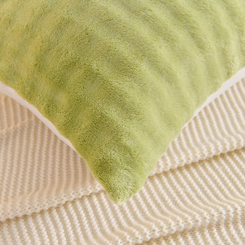 Long Sleeping Winter Warm Bed Pillow Cover Artificial Fur Super Soft Large Body Pillow Case for Side Sleeper
