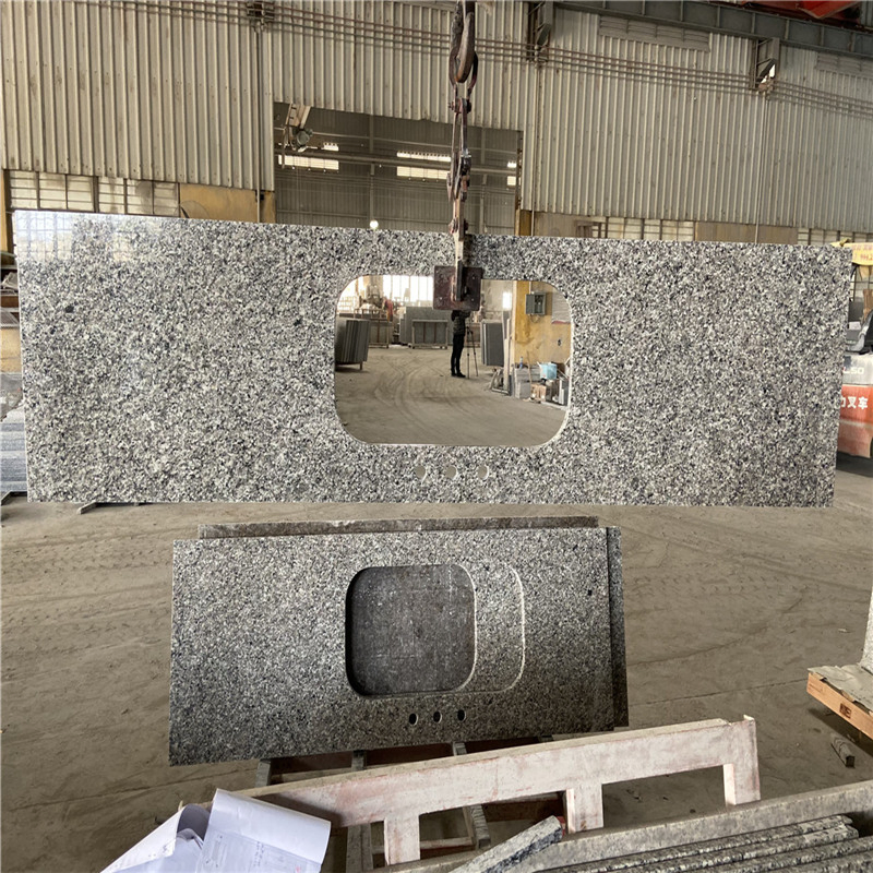 Popular Swan Grey Kitchen Tops Bathroom Natural Stone Granite Countertop