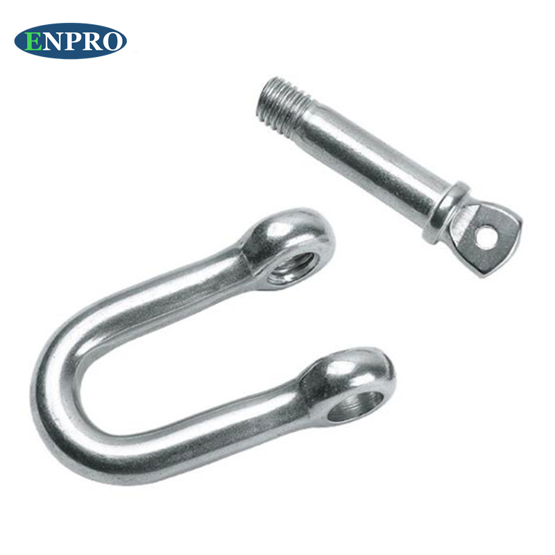 High Quality Rigging Hardware Stainless Steel European Style Dee Shackle