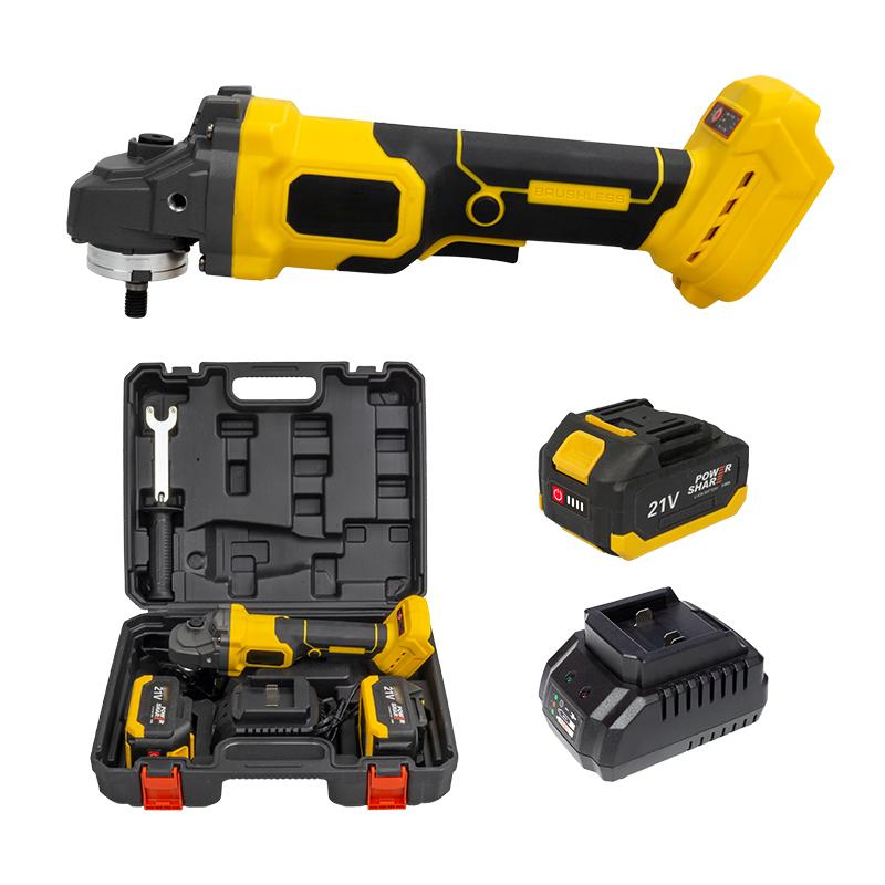 20V Power Tool 2-Speed Power-Tool Gearbox Cordless Grinder Ergonomic Anti-Vibration Handle Angle Grinder