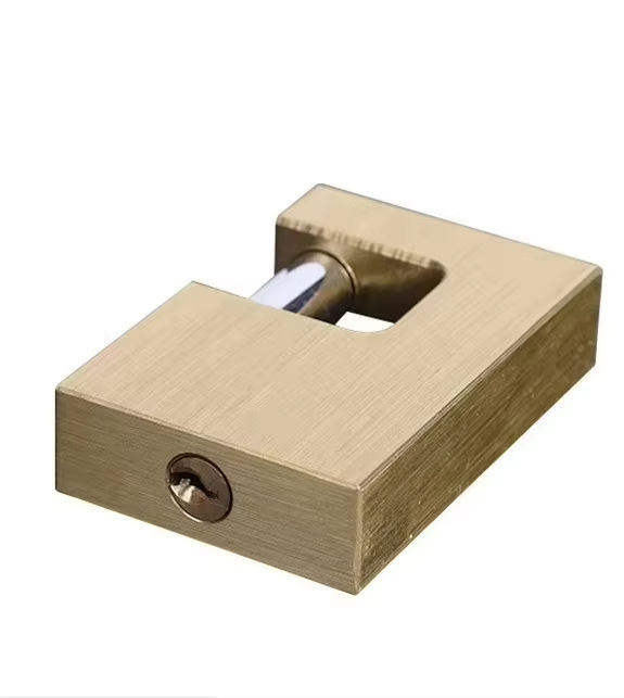 Premium Custom Waterproof Padlock Copper Core Rectangular Brass Security Lock