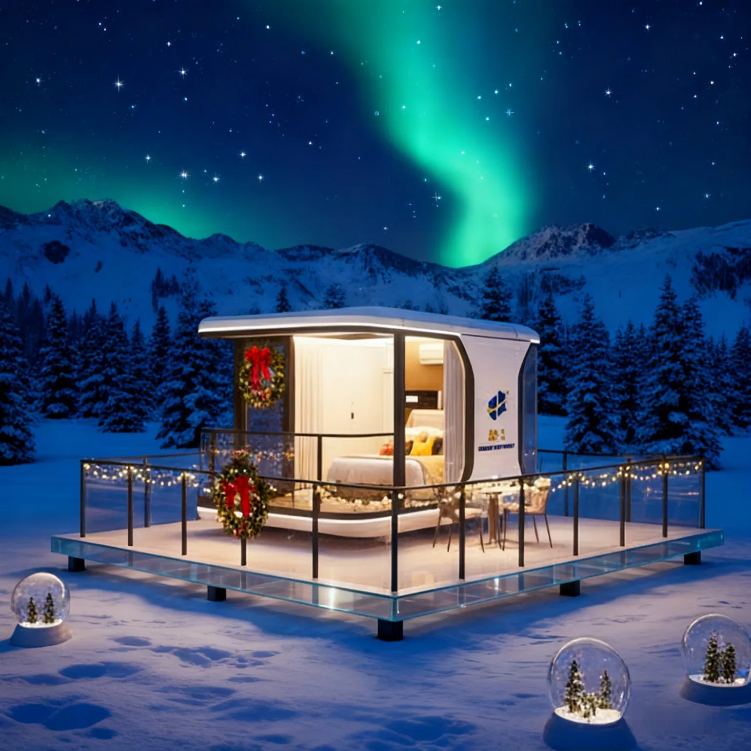 Modern Smart Modular Movable Oceanview Luxury Space Capsule House
