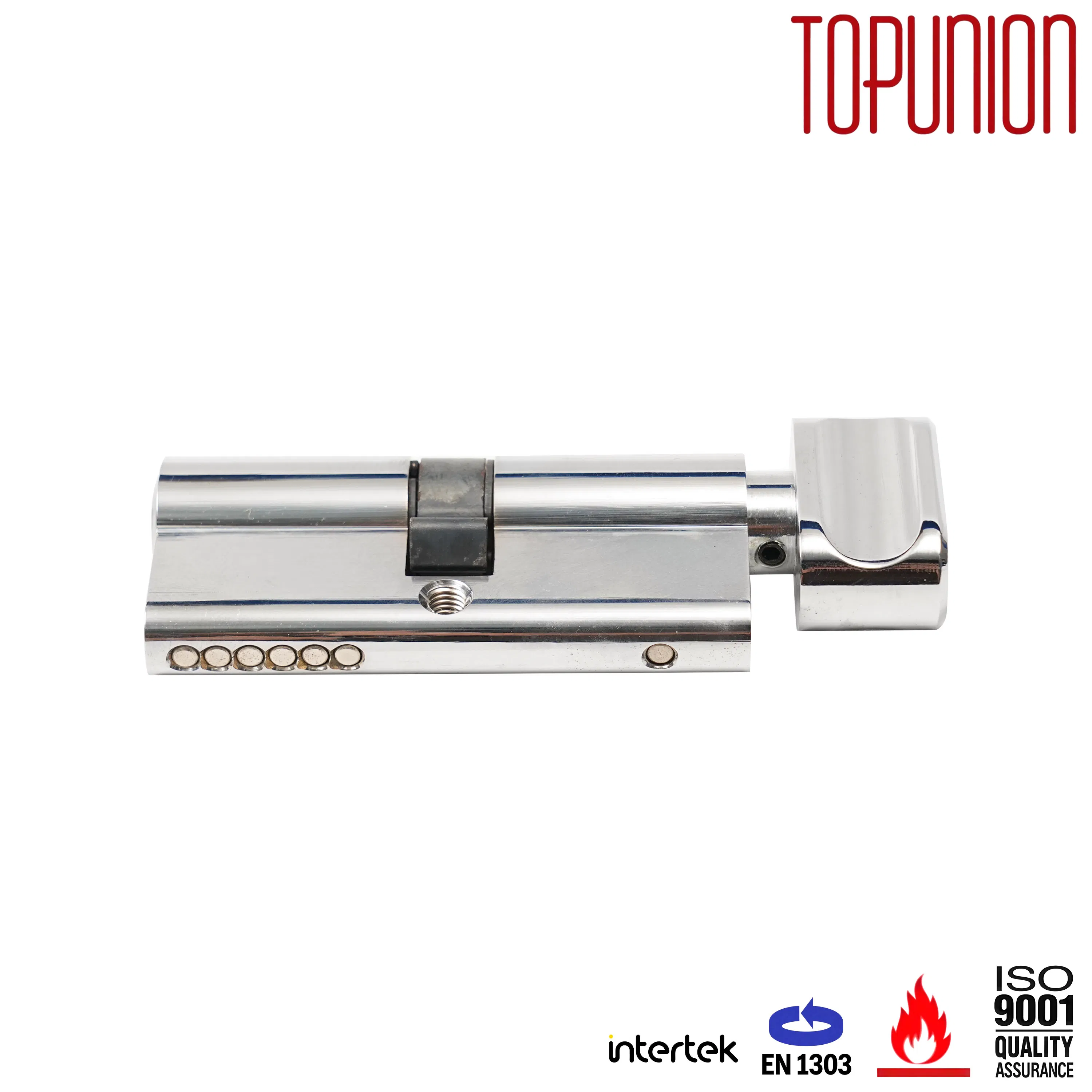 Single Euro Thumb Turn Cylinder Internal Spin External Key Anti Drill Security