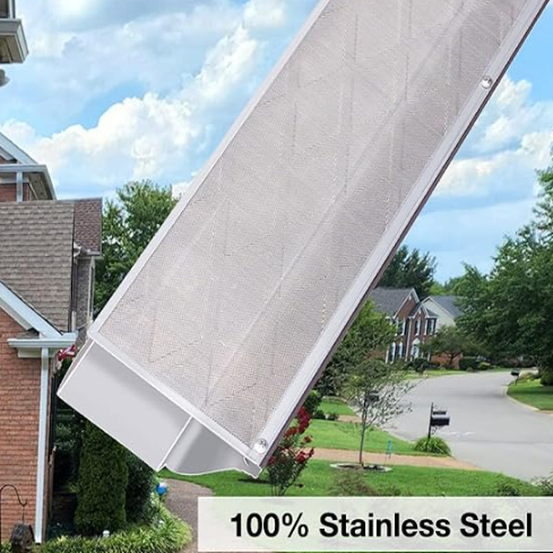 Stainless Steel Micro Mesh Gutter Guard for Rain Gutter