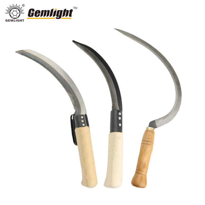 Wholesale Cheap Sickles Agricultural and Garden Sickles with Wooden Handle