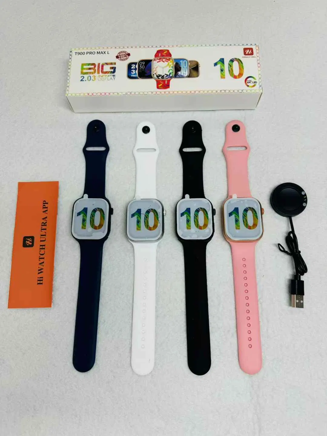 Factory Directly Gift Watches 44mm Wireless Charging Sport Smart Watch for T900 PRO Max L