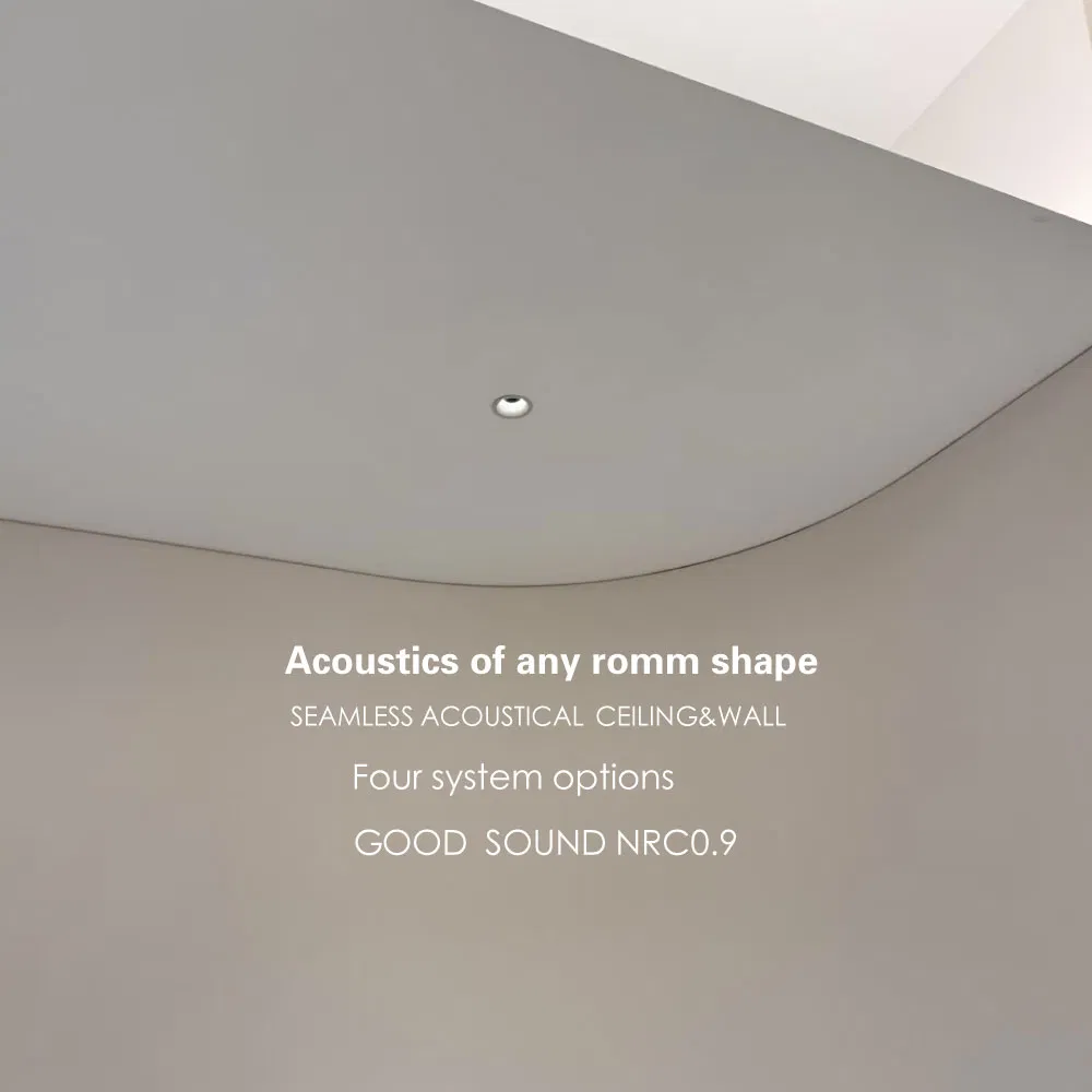 Monolithic Seamless Acoustic Ceiling Full Acoustical Ceiling System
