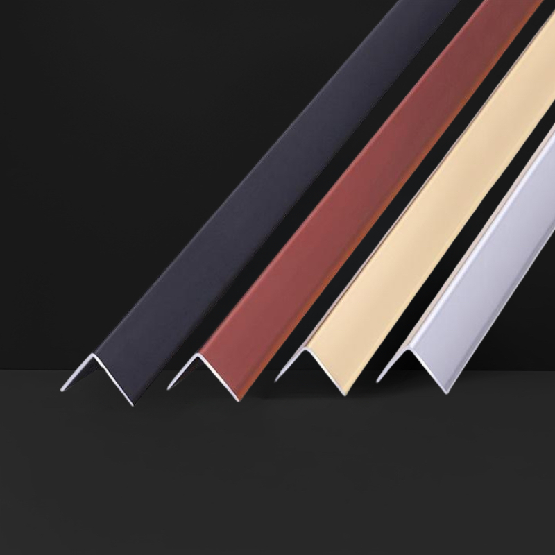 T&C Profiles36 Popular PVD Gold Brushed Mirror Flat Metal Stainless Steel Trim Decorative Tile Trim Strip for Interior Design