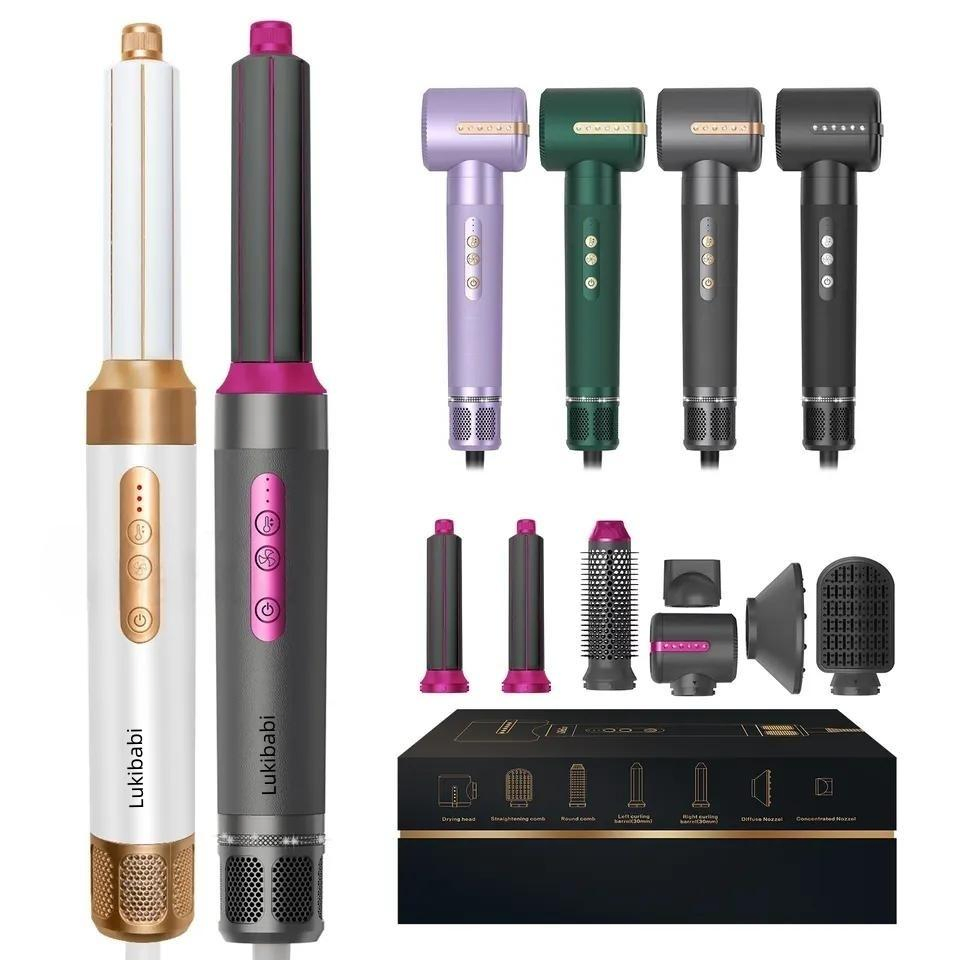 Профессиональная термощётка-фен для укладки