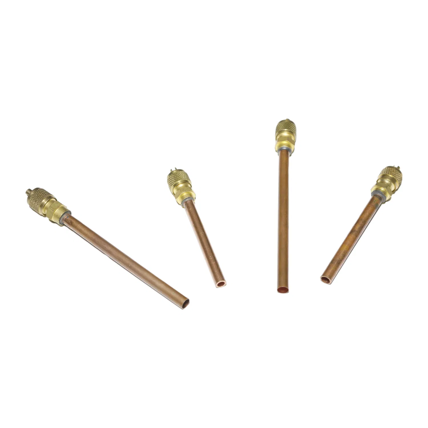 Air Conditioner Spare Parts Access Valve Copper Tube Charging Valve Service Valve