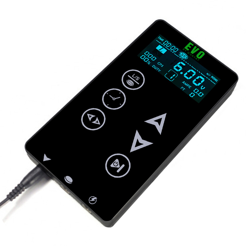 Evo Touch Digital Power Supply Digital Rechargeable Tattoo Power Supply