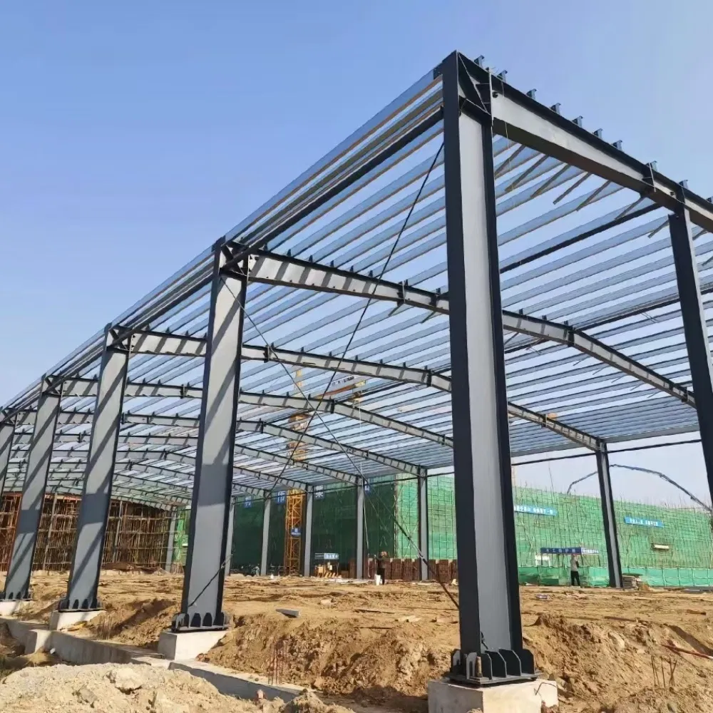 ISO Light Metal Steel Structure Workshop for Assembly Line Production