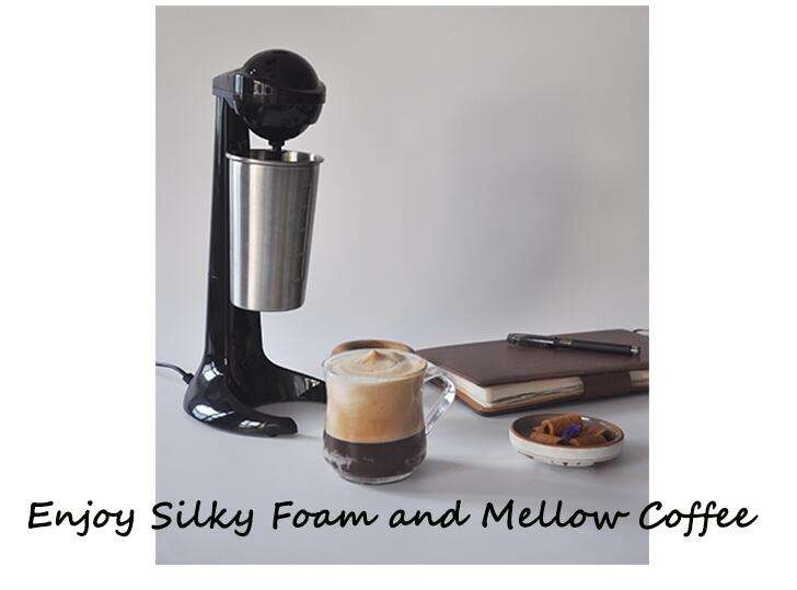 Versatile Desktop Milk Frother for Lattes and Hot Chocolate