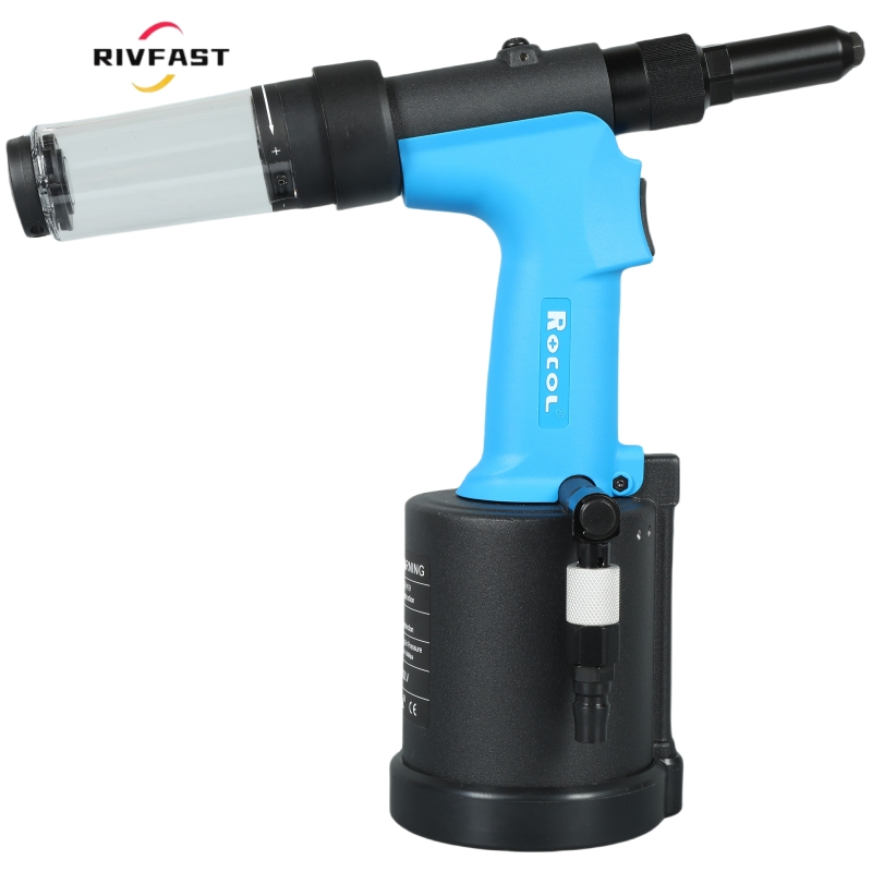Pneumatic Hydraulic Rivets Setting Tool Air Hydraulic Riveter with Vacuum Function 4.0mm 4.8mm 6.4mm Rivets