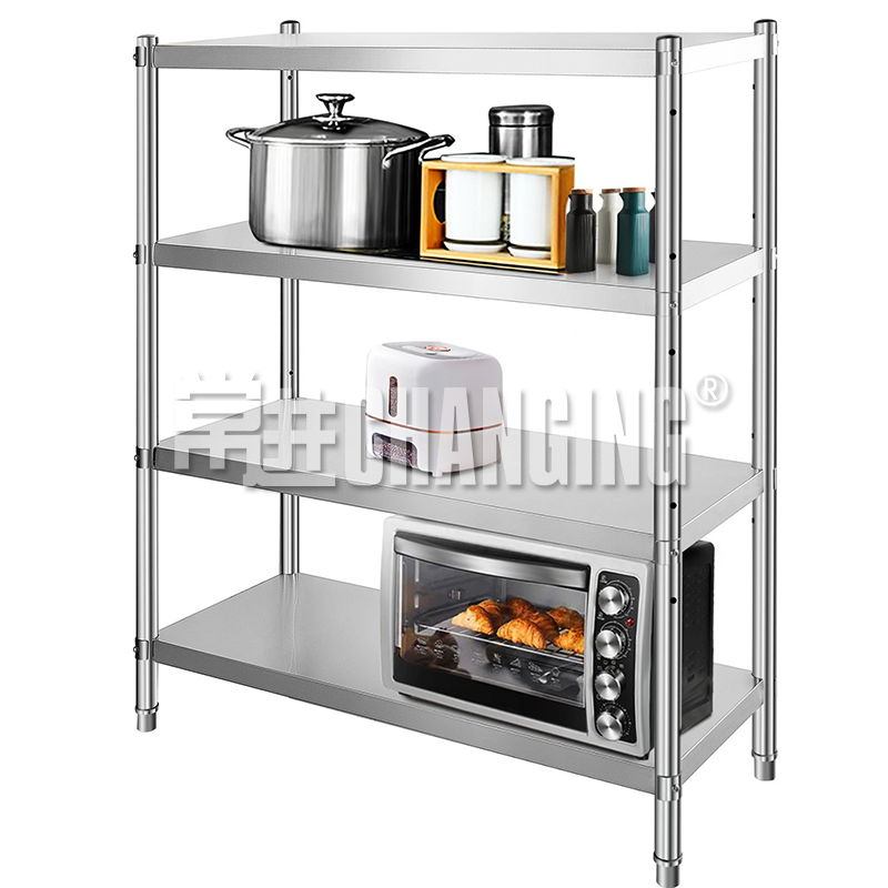 Commercial Kitchen Equipment Square Tube Stainless Steel Shelf Kitchen Equipment Rack Storage Shelf